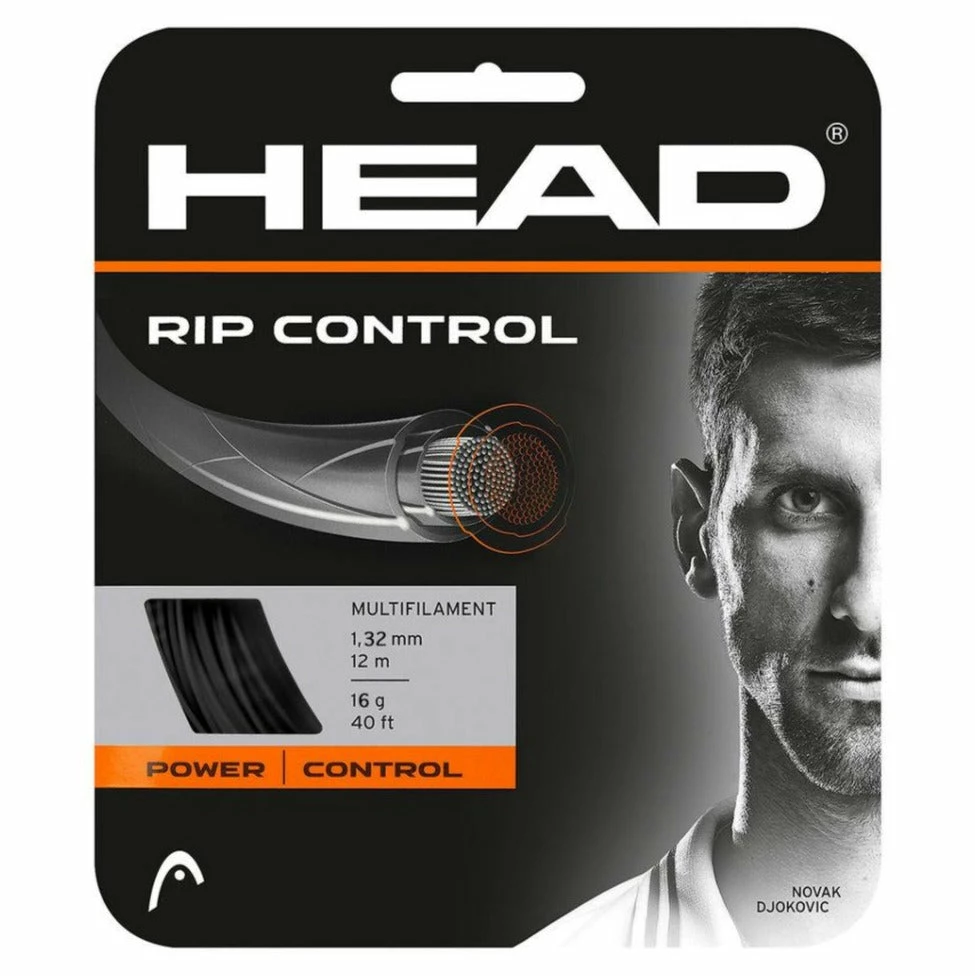 Head RIP Control 16 Tennis String (Black) 3 Head RIP Control 16 Tennis String (Black)