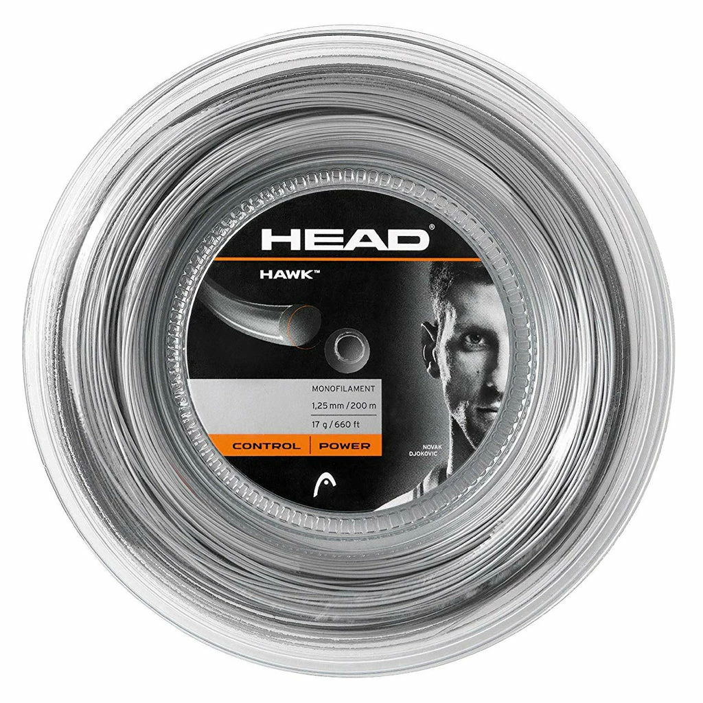Head Hawk 17 Tennis String Reel (Silver) 3 Head Hawk 17 Tennis String Reel (Silver)