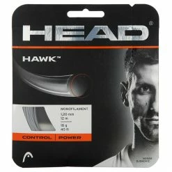 Head Hawk 18 Tennis String (Silver)