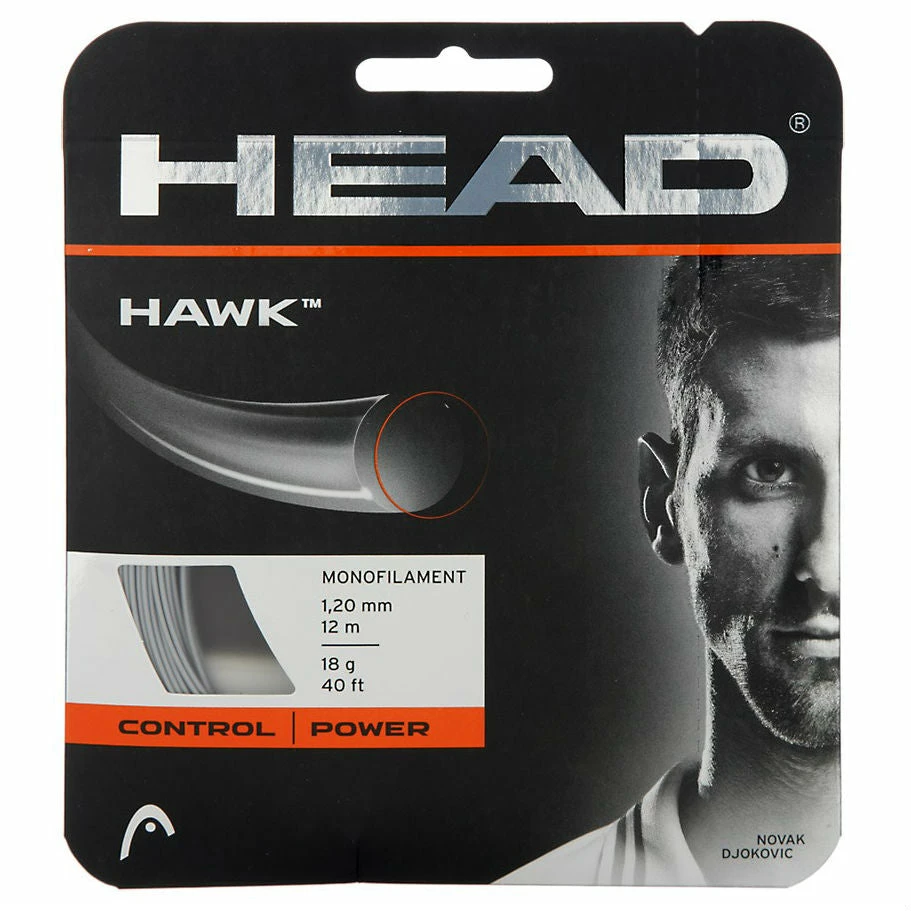 Head Hawk 18 Tennis String (Silver) 3 Head Hawk 18 Tennis String (Silver)