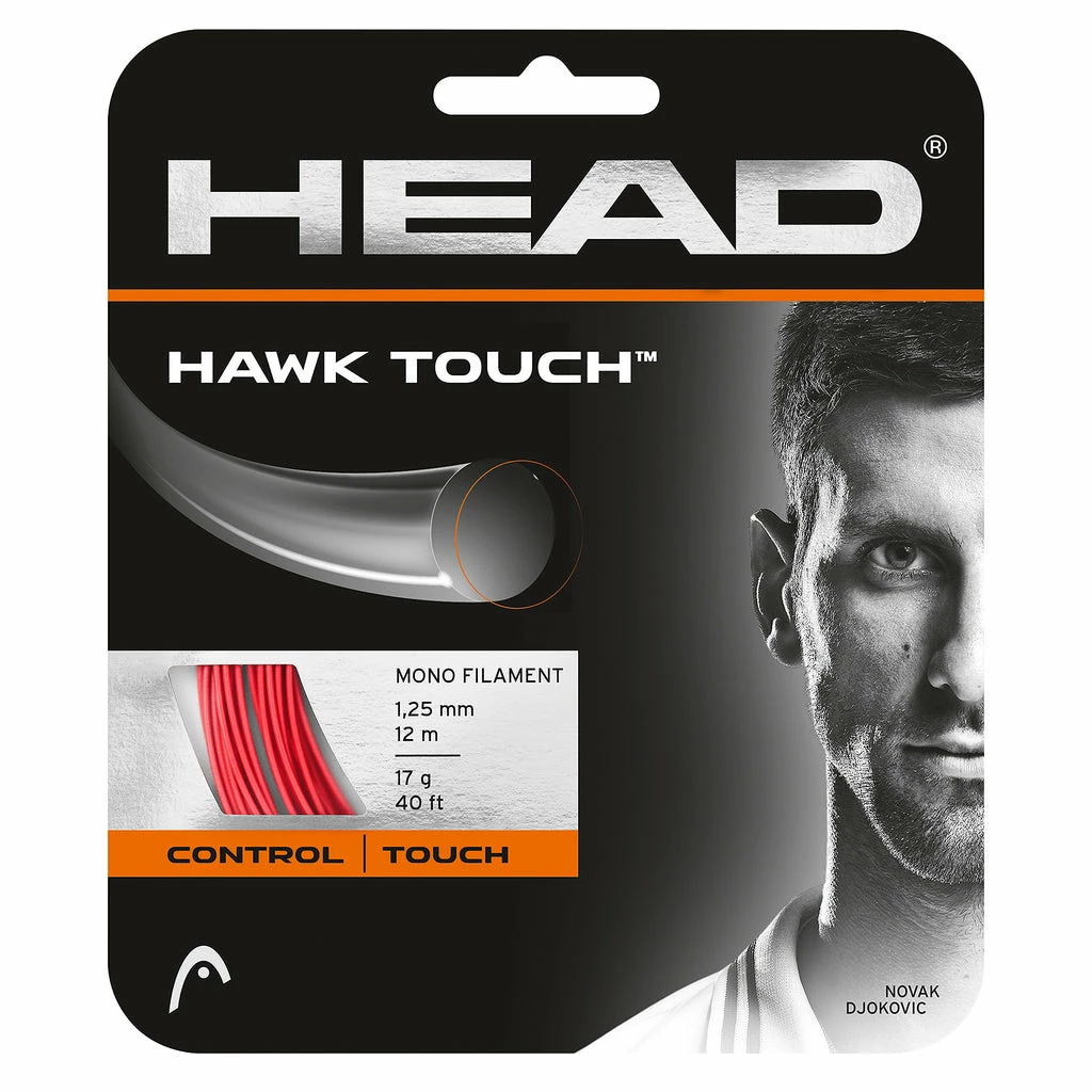 Head Hawk Touch 17 Tennis String (Red) 3 Head Hawk Touch 17 Tennis String (Red)
