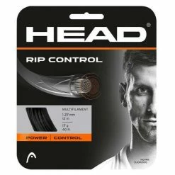 Head RIP Control 17 Tennis String (Black)