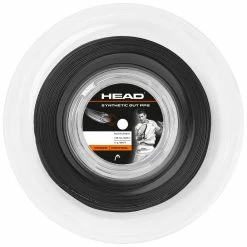 Head Synthetic Gut 17 PPS Tennis String Reel (Black)