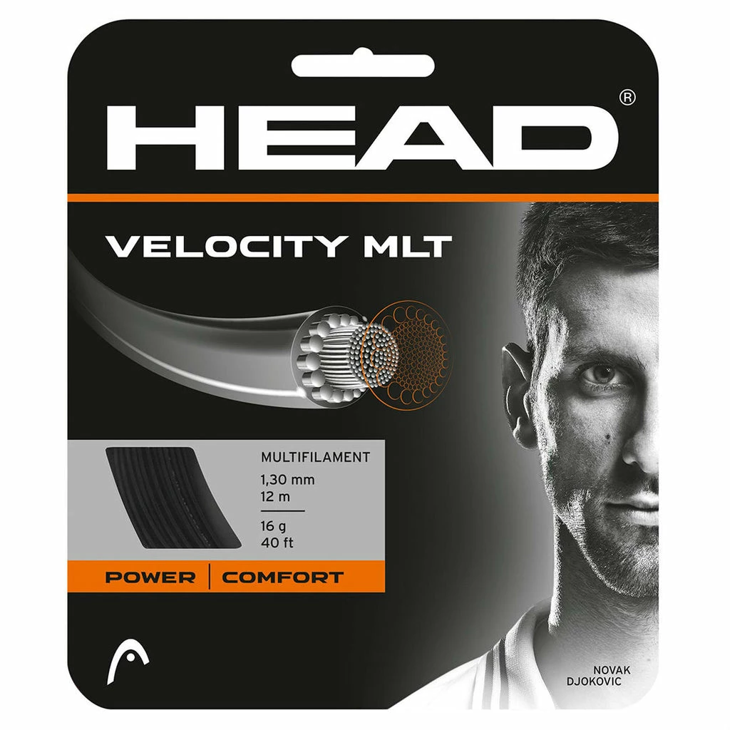 Head Velocity MLT 16 Tennis String (Black) 3 Head Velocity MLT 16 Tennis String (Black)