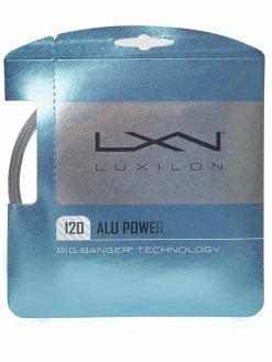 Luxilon ALU Power 17L Tennis String (Silver) 5 Luxilon ALU Power 17L Tennis String (Silver) -Gamma Shop LuxilonALUPower17120TennisString WRZ998800 RacquetGuys 1024x1024