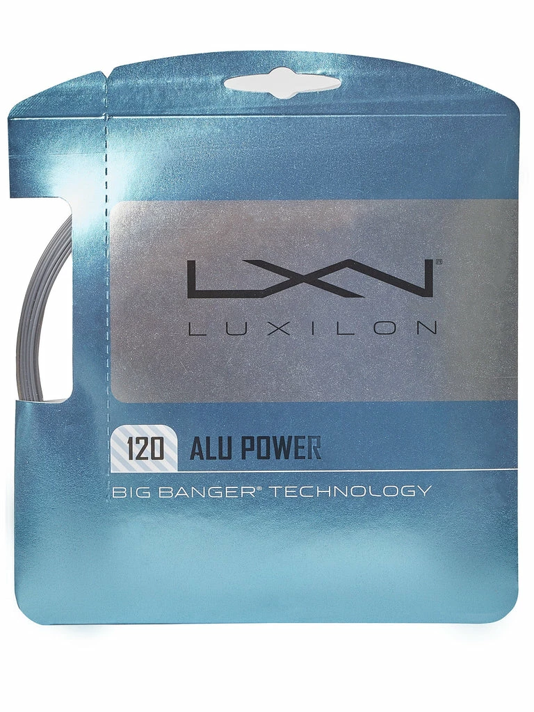 Luxilon ALU Power 17L Tennis String (Silver) 3 Luxilon ALU Power 17L Tennis String (Silver)