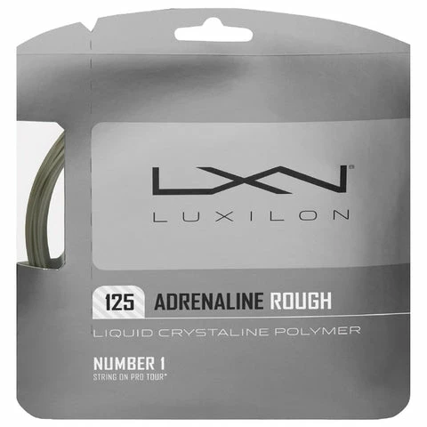 Luxilon Adrenaline Rough 16L Tennis String (Platinum) 3 Luxilon Adrenaline Rough 16L Tennis String (Platinum)