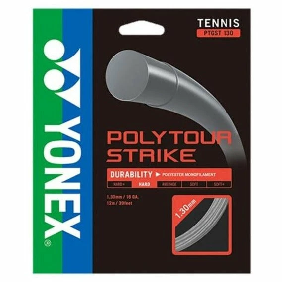Yonex Poly Tour Strike 16 Tennis String (Grey) 3 Yonex Poly Tour Strike 16 Tennis String (Grey)