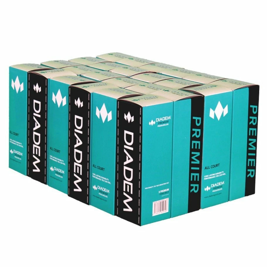 Diadem Premier Pressureless Tennis Balls - 24 Sleeve Case 3 Diadem Premier Pressureless Tennis Balls - 24 Sleeve Case