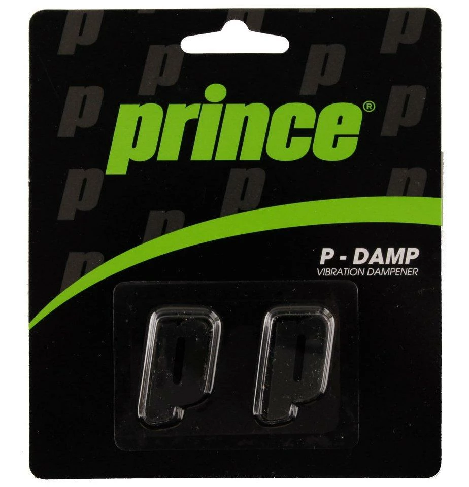 Prince P Damp Vibration Dampener 2 Pack (Black) 3 Prince P Damp Vibration Dampener 2 Pack (Black)