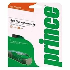 Prince Synthetic Gut 16 Duraflex Tennis String (Black) 7 Prince Synthetic Gut 16 Duraflex Tennis String (Black) -Gamma Shop Prince Synthetic Gut 16 Duraflex BLK 1024x1024