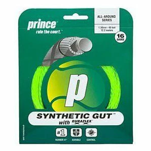 Prince Synthetic Gut 16 Duraflex Tennis String (Yellow) 4 Prince Synthetic Gut 16 Duraflex Tennis String (Yellow) - Image 2