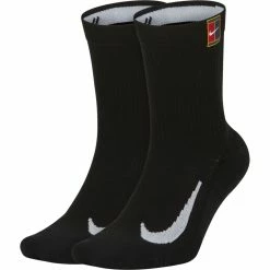 Nike Court Multiplier Cushioned Socks (Black)