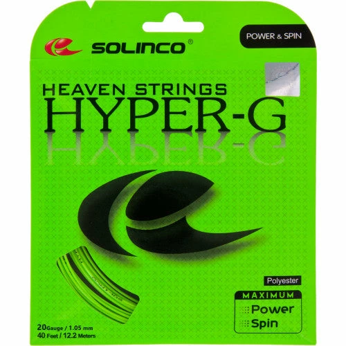 Solinco Hyper-G 20 Tennis String (Green) 3 Solinco Hyper-G 20 Tennis String (Green)