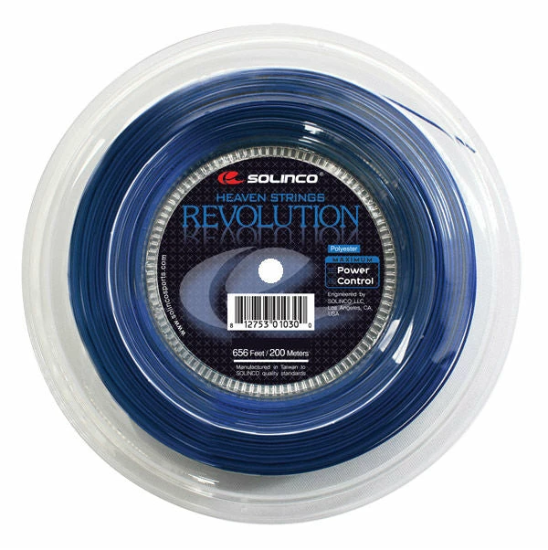 Solinco Revolution 17 Tennis String Reel (Blue) 3 Solinco Revolution 17 Tennis String Reel (Blue)