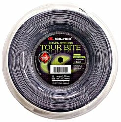Solinco Tour Bite Diamond Rough 17 Tennis String Reel (Silver)