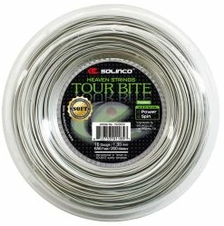 Solinco Tour Bite Soft 16 Tennis String Reel (Silver)