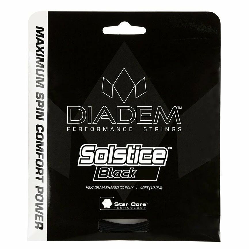 Diadem Solstice Black 16L Tennis String (Black) 3 Diadem Solstice Black 16L Tennis String (Black)