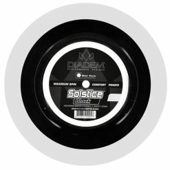 Diadem Solstice Black 18 Tennis String Reel (Black)