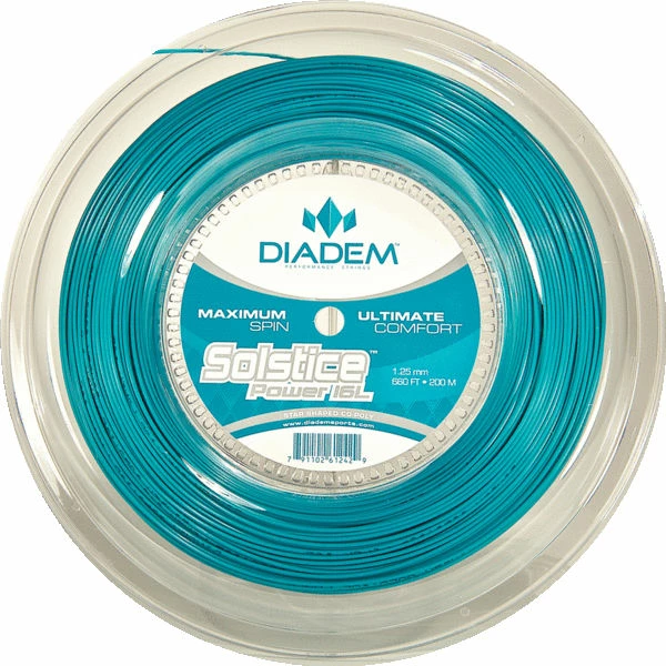Diadem Solstice Power 16L Tennis String Reel (Teal) 3 Diadem Solstice Power 16L Tennis String Reel (Teal)