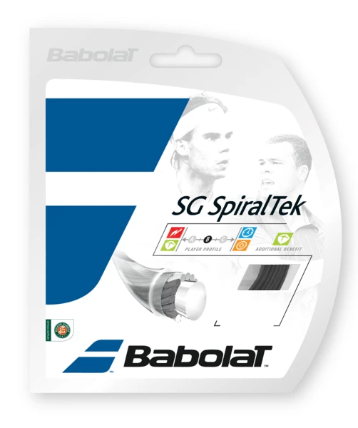 Babolat Spiraltek 17 Tennis String (Black) 3 Babolat Spiraltek 17 Tennis String (Black)