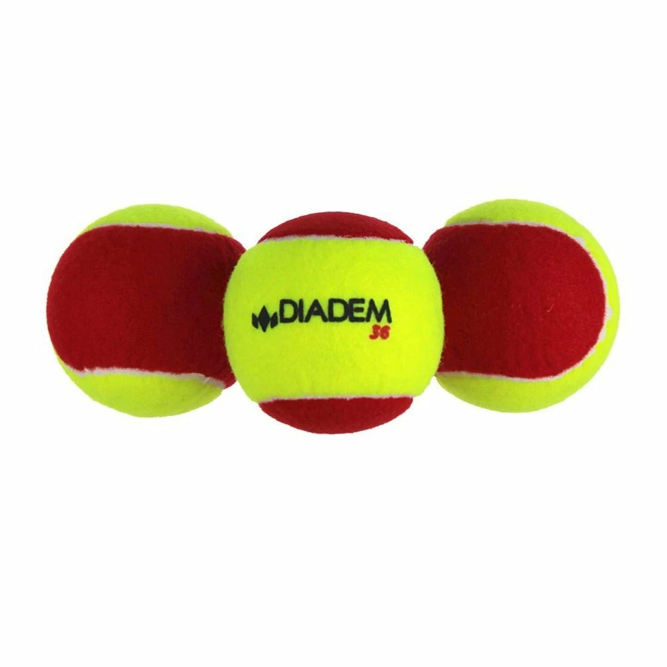 Diadem Premier Stage 3 Red Felt Junior Tennis Balls 3 Pack 3 Diadem Premier Stage 3 Red Felt Junior Tennis Balls 3 Pack