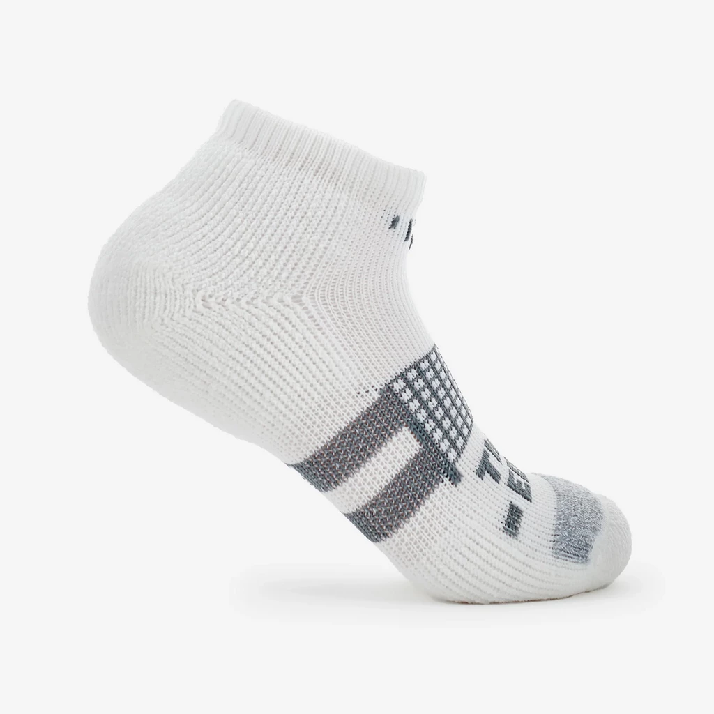 Thorlo Unisex Tennis Moderate Cushion Low Cut Socks (White) 6 Thorlo Unisex Tennis Moderate Cushion Low Cut Socks (White) - Image 4