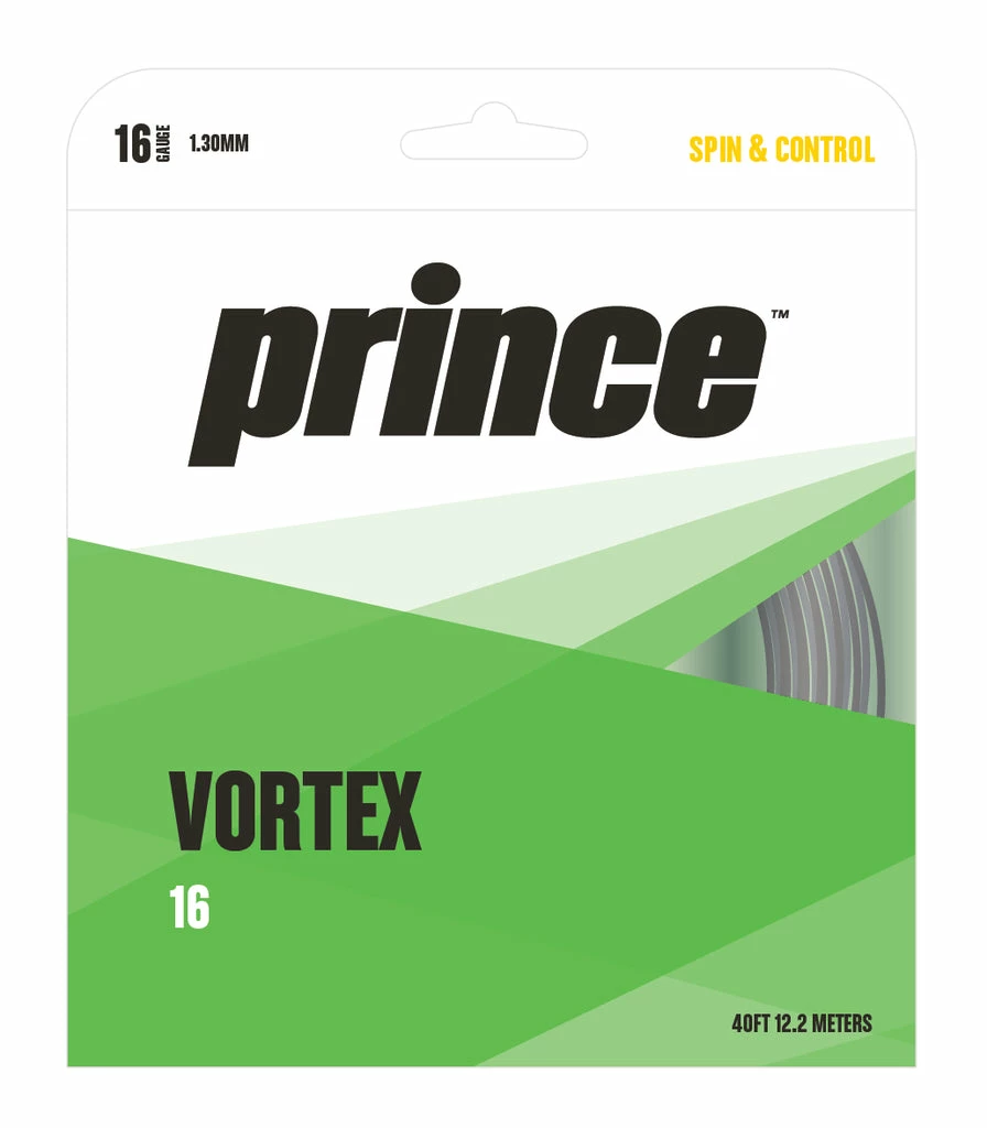 Prince Vortex 16 Tennis String (Black) 3 Prince Vortex 16 Tennis String (Black)