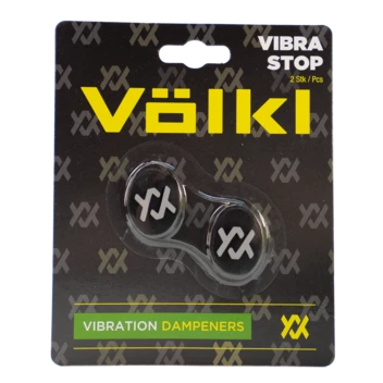 Volkl Vibrastop Vibration Dampener 2 Pack (Black/Silver) 2 Volkl Vibrastop Vibration Dampener 2 Pack (Black/Silver)