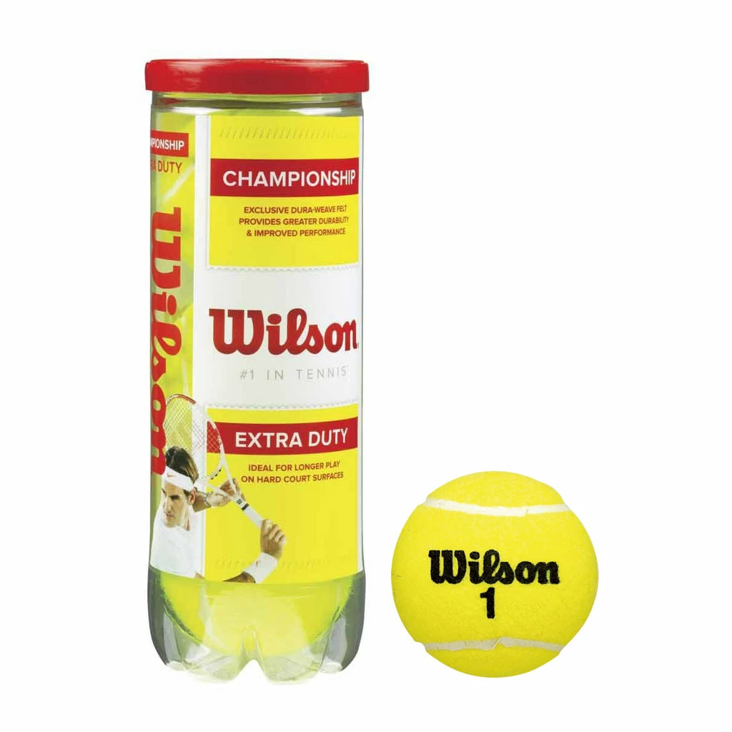 Wilson Championship Extra Duty Tennis Balls 3 Wilson Championship Extra Duty Tennis Balls