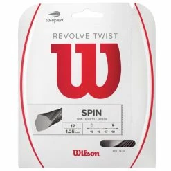 Wilson Revolve Twist 17 Tennis String (Grey)
