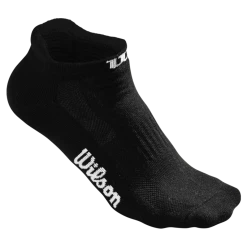 Wilson Women's No Show Socks 3 Pack (Black)