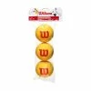 Wilson Starter Red Foam Junior Tennis Balls (3 Pack) 2 Wilson Starter Red Foam Junior Tennis Balls (3 Pack) -Gamma Shop WRZ258900 0 Starter Foam 3PK YE.png.high res 1024x1024