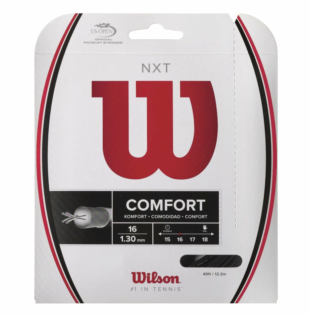 Wilson NXT 16 Tennis String (Black) 3 Wilson NXT 16 Tennis String (Black)