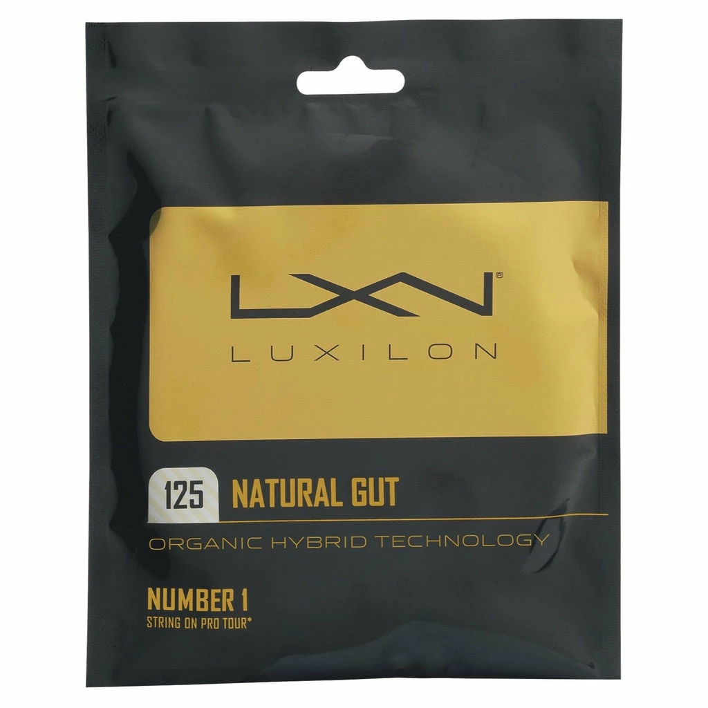 Luxilon Natural Gut 16L Tennis String (Natural) 3 Luxilon Natural Gut 16L Tennis String (Natural)