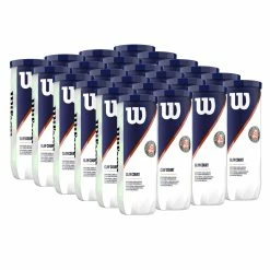 Wilson Roland Garros Clay Court Tennis Balls - 24 Can Case