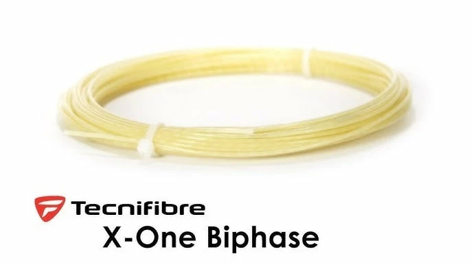 Tecnifibre X-One Biphase 16 Tennis String (Natural) - Cut From Reel 3 Tecnifibre X-One Biphase 16 Tennis String (Natural) - Cut From Reel