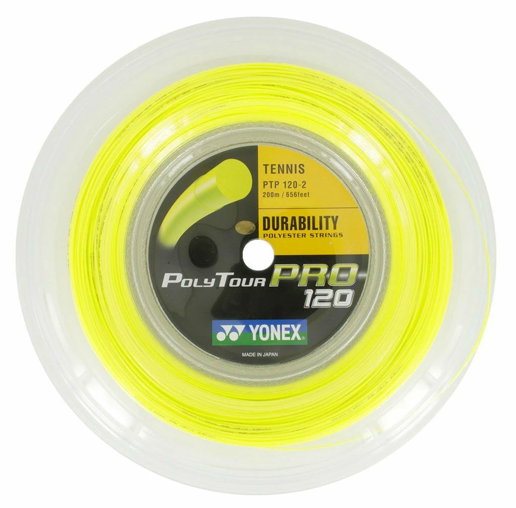 Yonex Poly Tour Pro 17 Tennis String Reel (Yellow) 3 Yonex Poly Tour Pro 17 Tennis String Reel (Yellow)