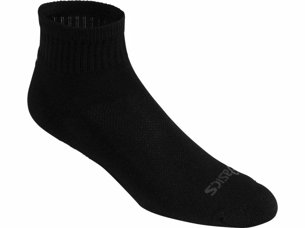 Asics Cushion Quarter Socks (Black) 4 Asics Cushion Quarter Socks (Black) - Image 2
