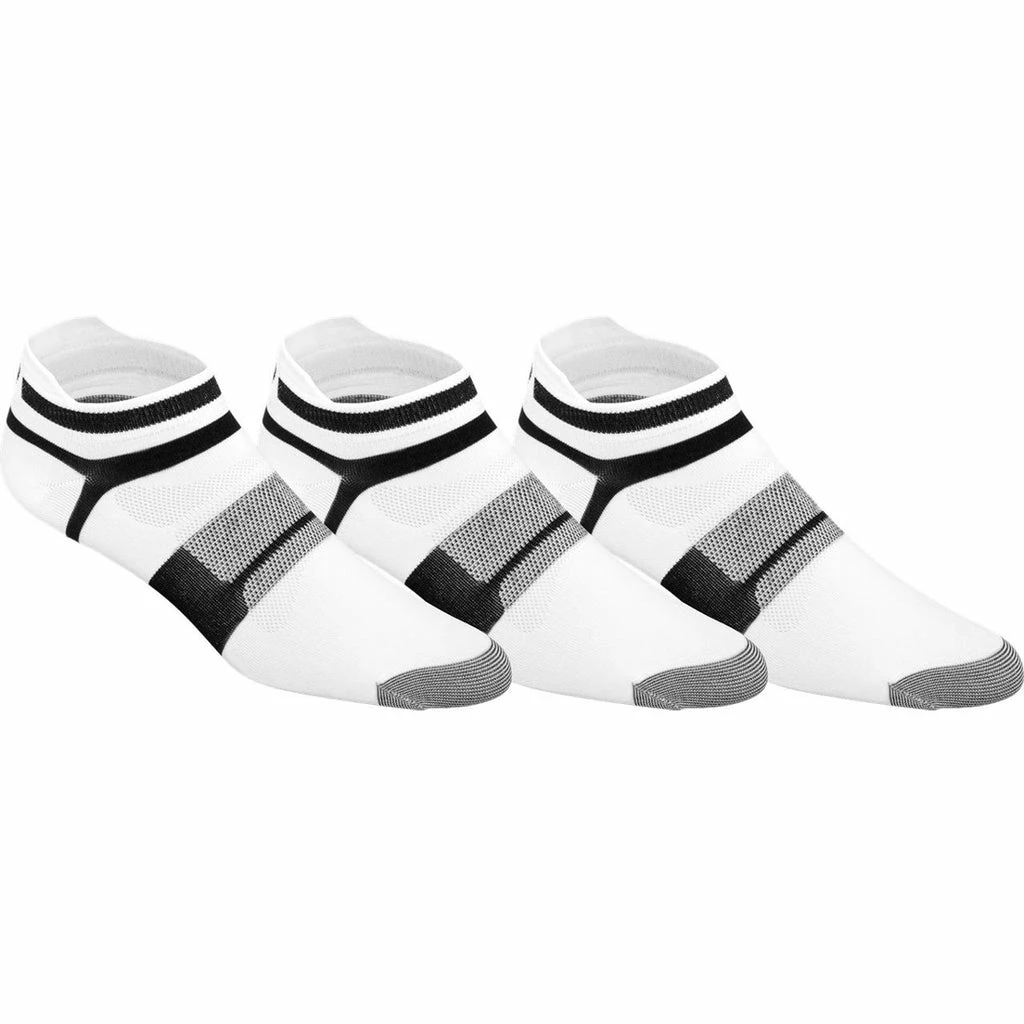 Asics Quick Lyte Single Tab Socks (White/Black) 3 Asics Quick Lyte Single Tab Socks (White/Black)