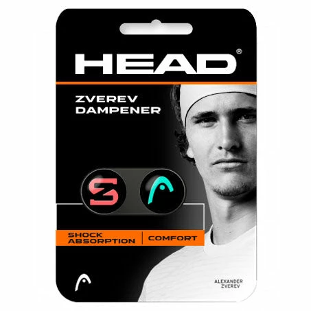 Head Zverev Vibration Dampener (Teal/Hot Lava) 3 Head Zverev Vibration Dampener (Teal/Hot Lava)