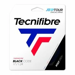 Tecnifibre Black Code 18 Tennis String (Black)