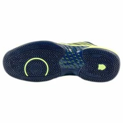 Alternative view of K-Swiss Hypercourt Supreme Men's Tennis Shoe (Navy/Yellow)