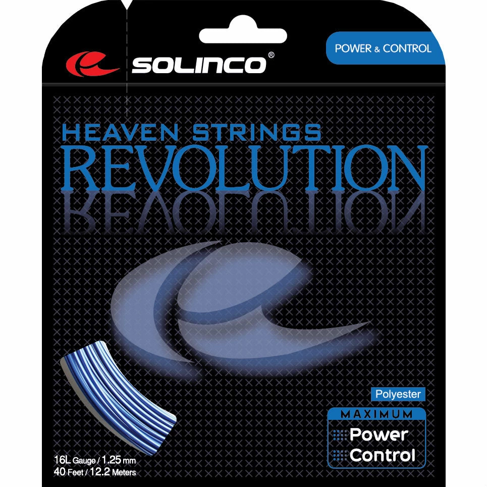 Solinco Revolution 16L Tennis String (Blue) 3 Solinco Revolution 16L Tennis String (Blue)