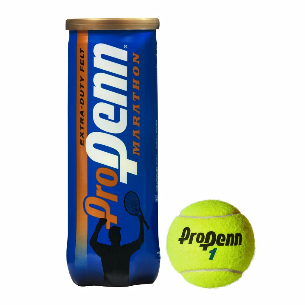 Pro Penn Marathon Extra Duty RacquetGuys Logo Tennis Balls 3 Pro Penn Marathon Extra Duty RacquetGuys Logo Tennis Balls