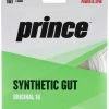 Prince Synthetic Gut 16 Original Tennis String (White)