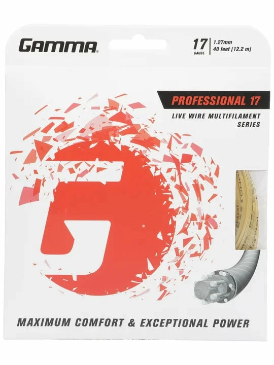 Gamma Live Wire Professional 17 Tennis String (Natural) 3 Gamma Live Wire Professional 17 Tennis String (Natural)