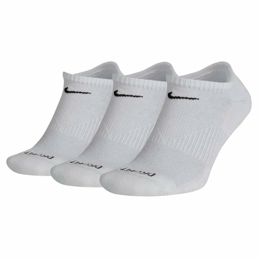 Nike Everyday Plus Cushioned Low-Cut Socks (White) 3 Nike Everyday Plus Cushioned Low-Cut Socks (White)