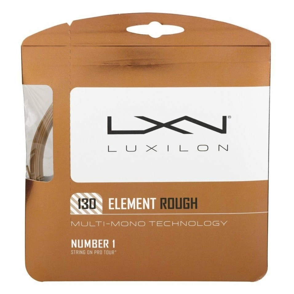 Luxilon Element Rough 16 Tennis String (Bronze) 3 Luxilon Element Rough 16 Tennis String (Bronze)
