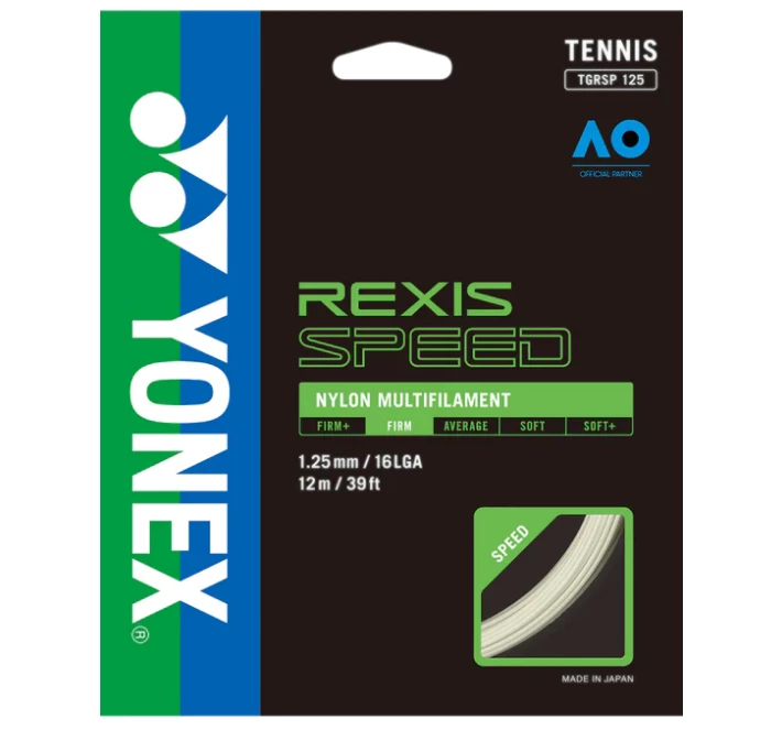 Yonex Rexis Speed 16L Multifilament Poly Tennis String (Natural) 3 Yonex Rexis Speed 16L Multifilament Poly Tennis String (Natural)